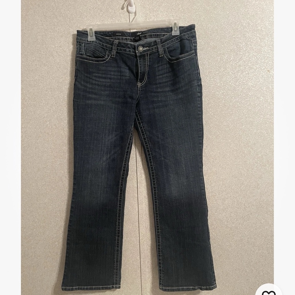 a.n.a Deep Indigo Denim Jeans 12 short 29” inseam